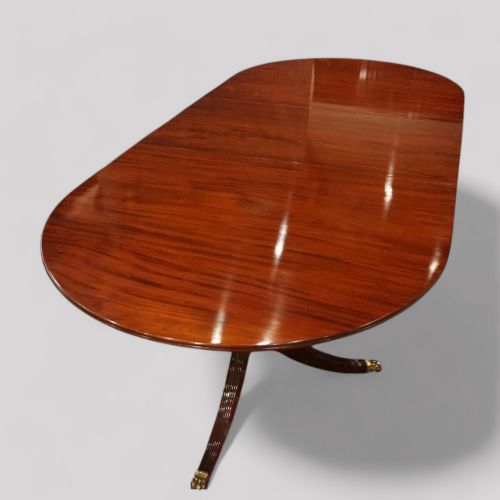 fig 4. Regency style mahogany dining table
