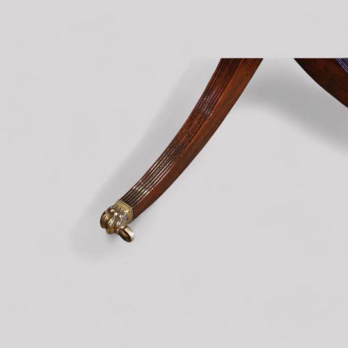 fig 6. Regency style mahogany dining table