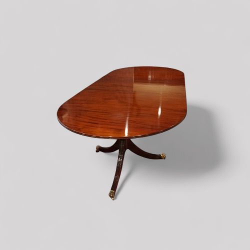 fig 7. Regency style mahogany dining table