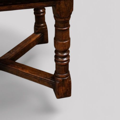 fig 5. Oak refectory draw leaf dining table
