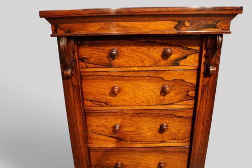 fig 2. Victorian rosewood Wellington chest
