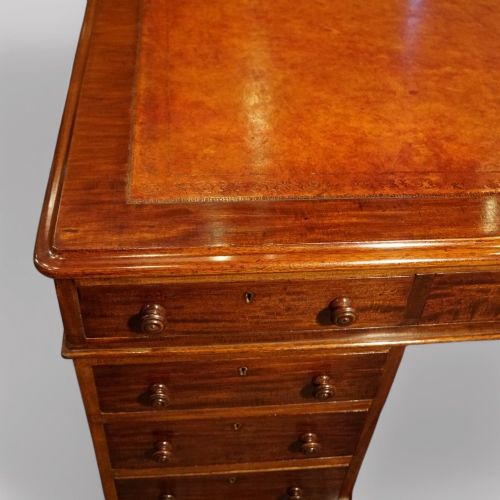 fig 3. Victorian mahogany partners desk
