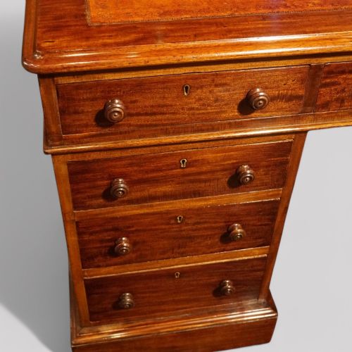 fig 6. Victorian mahogany partners desk