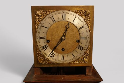 fig 4. Edwardian walnut grandmother clock