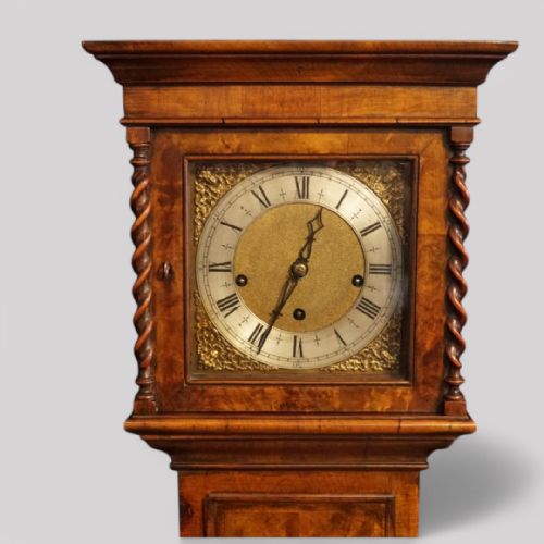 fig 7. Edwardian walnut grandmother clock