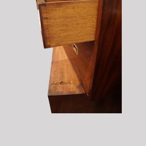 fig 4. Victorian mahogany military chest