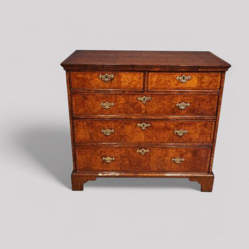 fig 7. George II burr elm chest