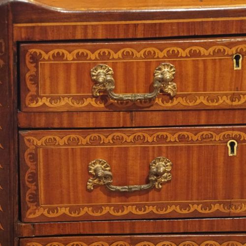 fig 2. Georgian inlaid bedside chest