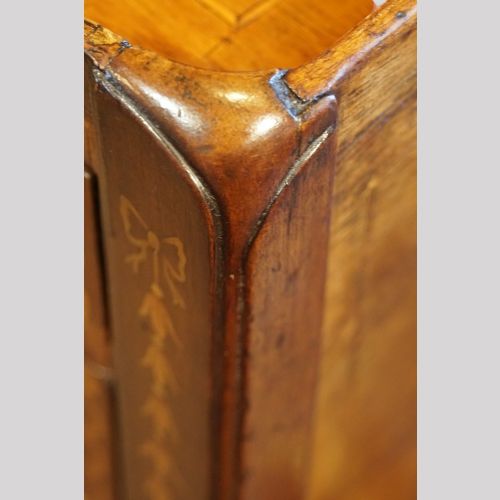 fig 6. Georgian inlaid bedside chest