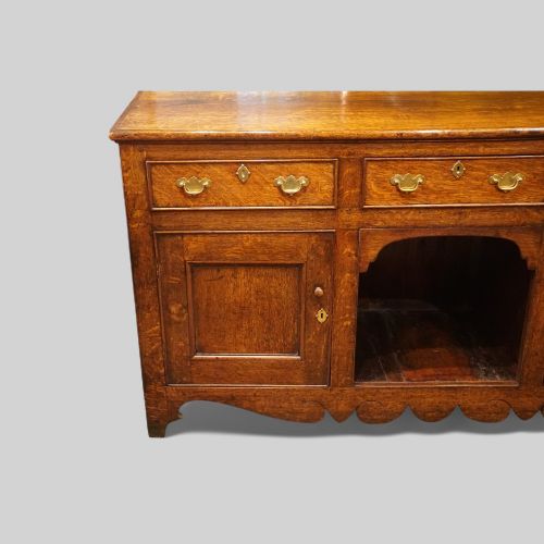 fig 4. Antique oak dog kennel dresser