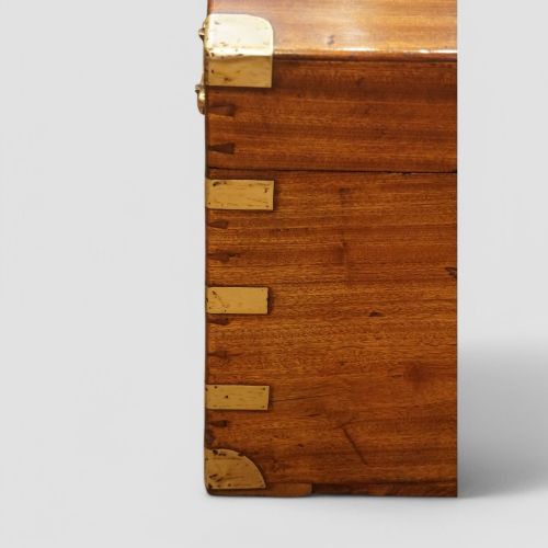 fig 1. Victorian camphor wood campaign chest