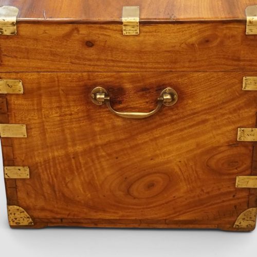 fig 3. Victorian camphor wood campaign chest