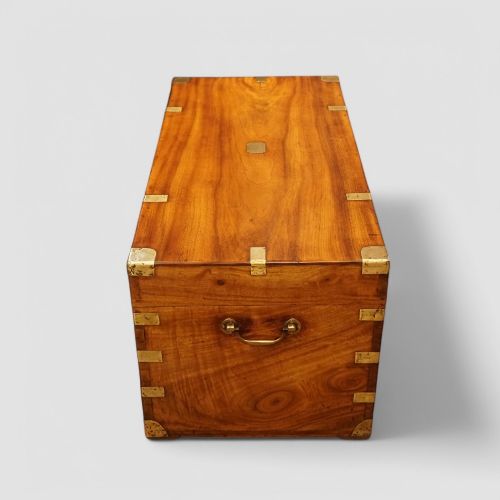 fig 4. Victorian camphor wood campaign chest