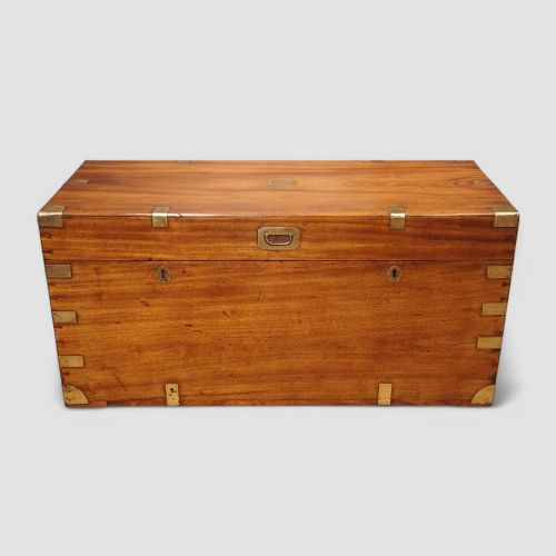 fig 5. Victorian camphor wood campaign chest
