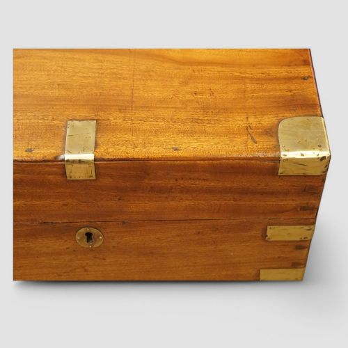 fig 6. Victorian camphor wood campaign chest