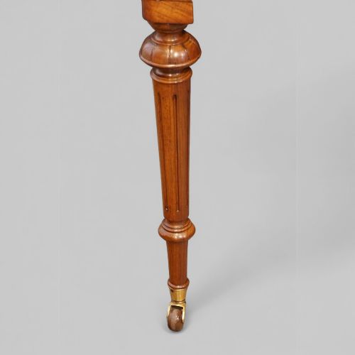 fig 6. Victorian inlaid walnut games table
