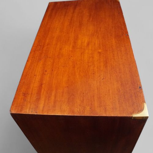 fig 8. Victorian teak campaign chest