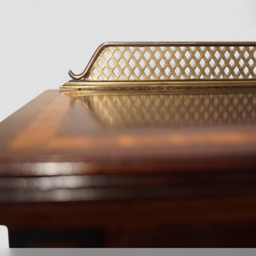 fig 3. Edwardian inlaid open bookcase