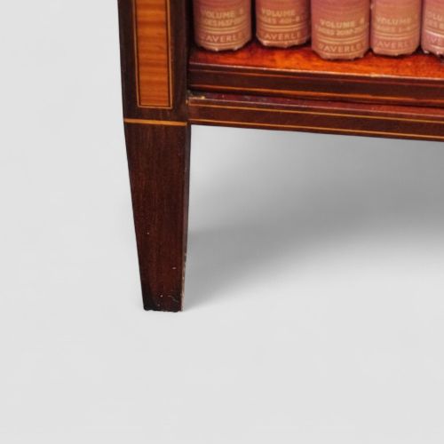 fig 5. Edwardian inlaid open bookcase