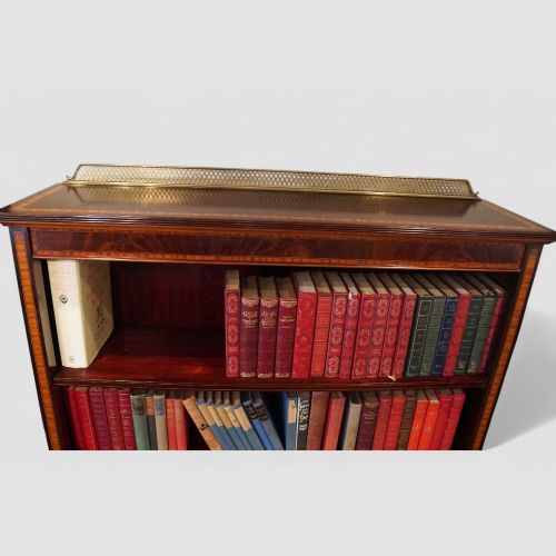 fig 6. Edwardian inlaid open bookcase