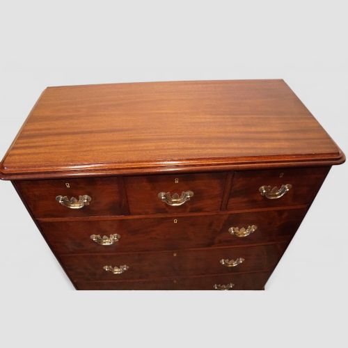 fig 6. Victorian mahogany chest
