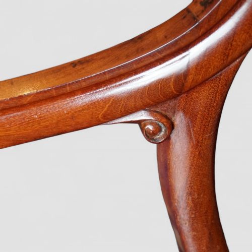 fig 3. Set of 8 Victorian mahogany dining chairs