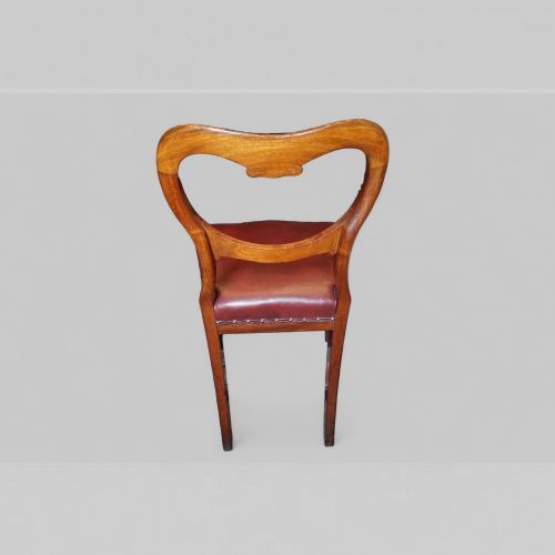 fig 5. Set of 8 Victorian mahogany dining chairs