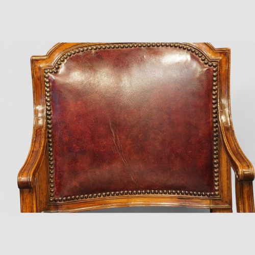fig 2. Pair of Edwardian walnut desk chairs