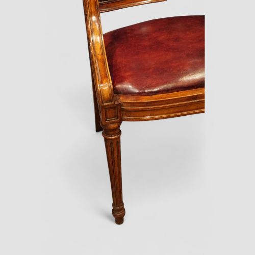 fig 4. Pair of Edwardian walnut desk chairs