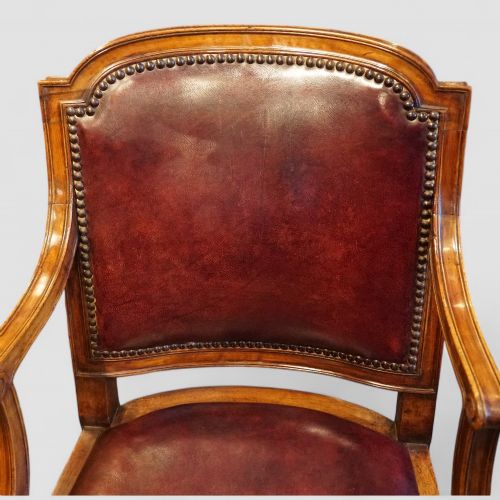 fig 5. Pair of Edwardian walnut desk chairs