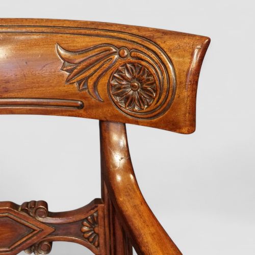 fig 2. Set of 10 William IV mahogany dining chairs