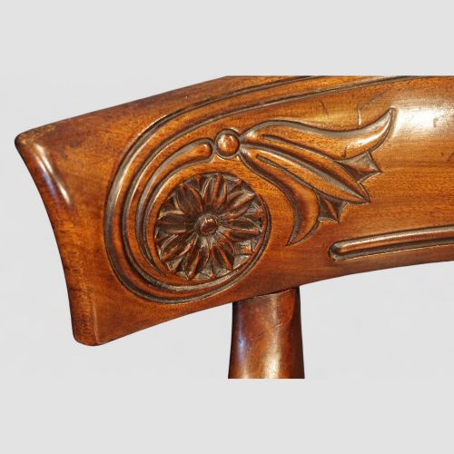 fig 3. Set of 10 William IV mahogany dining chairs
