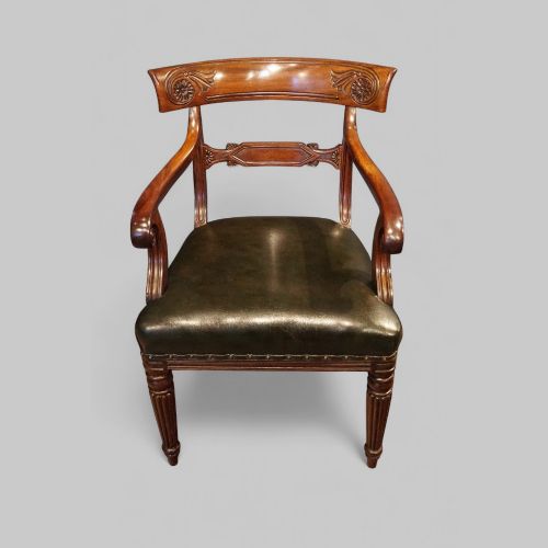 fig 7. Set of 10 William IV mahogany dining chairs