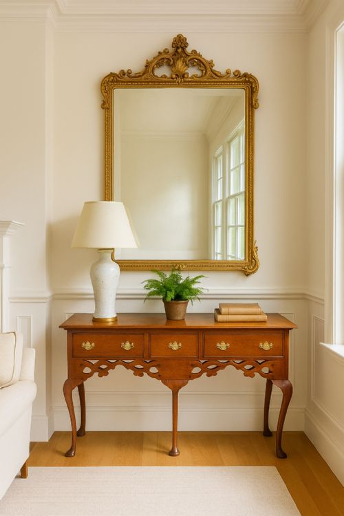fig 1. Edwardian golden oak dresser base