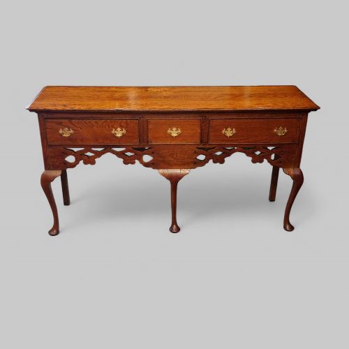 fig 3. Edwardian golden oak dresser base