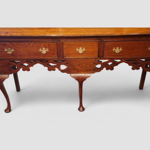 fig 4. Edwardian golden oak dresser base