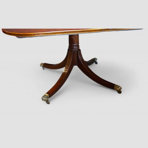 fig 1. Large George V mahogany inlaid dining table