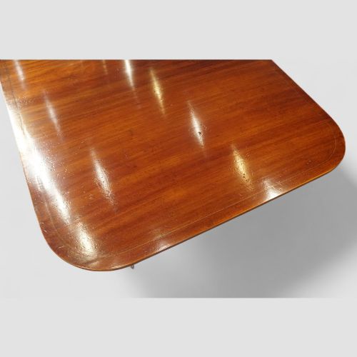 fig 2. Large George V mahogany inlaid dining table