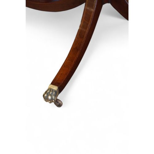 fig 7. Large George V mahogany inlaid dining table