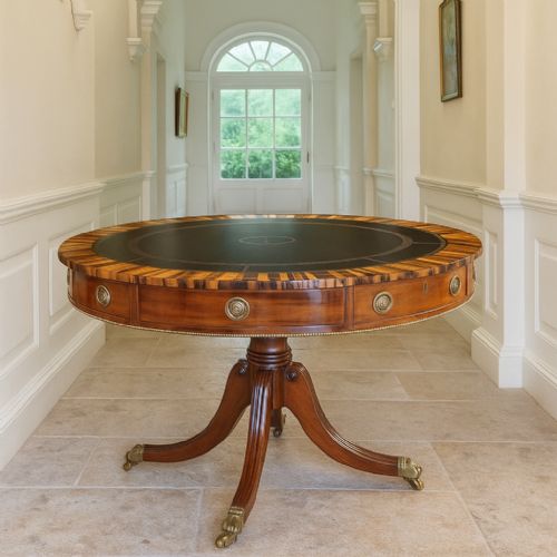 fig 8. Regency mahogany drum table