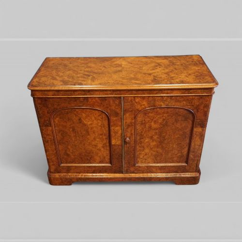 fig 6. Victorian burr walnut side cabinet