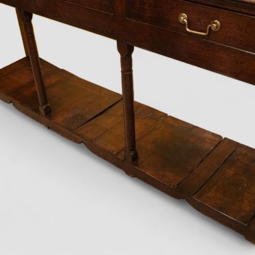 fig 1. Antique Oak pot board Dresser Base