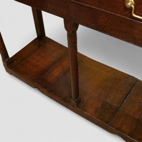 fig 2. Antique Oak pot board Dresser Base