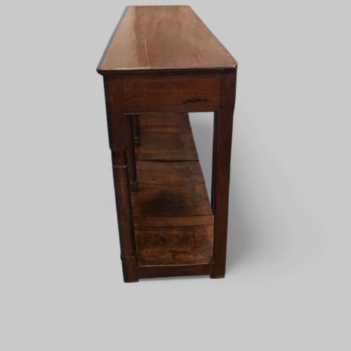fig 5. Antique Oak pot board Dresser Base