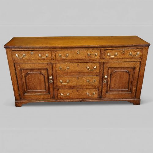Antique Oak Cupboard Dresser Base