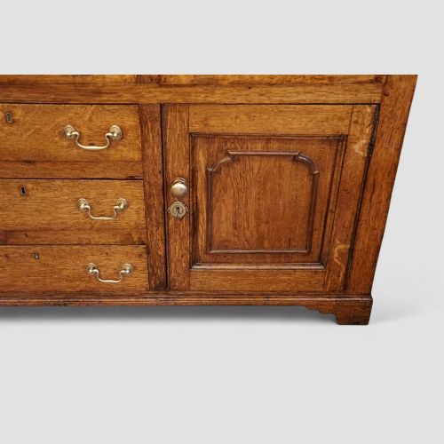 fig 2. Antique oak cupboard dresser base