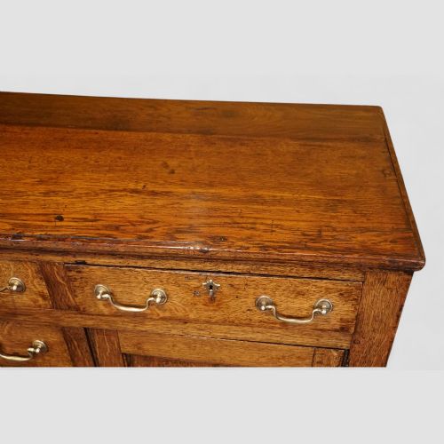 fig 7. Antique oak cupboard dresser base