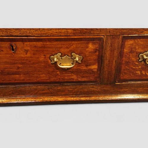 fig 2. Antique oak cabriole leg dresser base