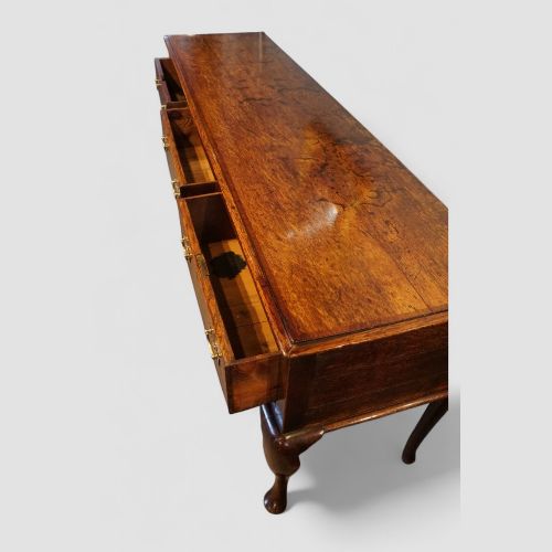 fig 7. Antique oak cabriole leg dresser base