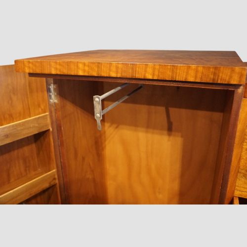 fig 6. Art Deco walnut gentleman’s wardrobe